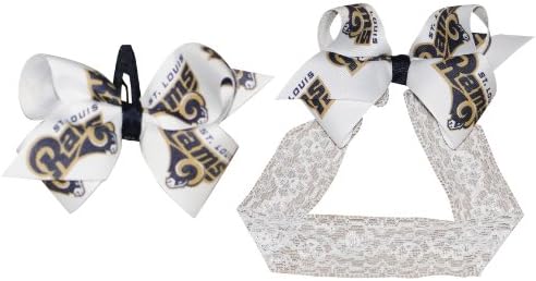 NFL St. Louis Rams Baby/Toddler Collection 2 Licensed Bows