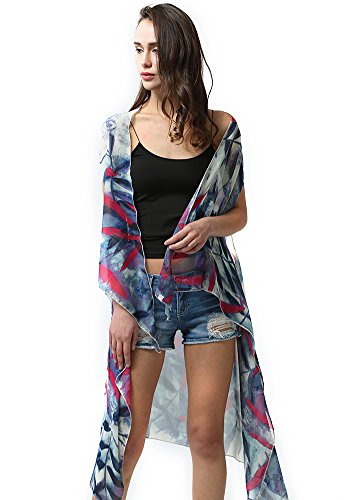 Women's Fashion Sleeveless Asymetric Hem Open Front Vest Waistcoat Cardigan Cover Up