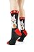 Foot Traffic Women's Novelty Socks, Cute Cat Socks for Cat Lovers, Sizes 4–10, Lucky Cat