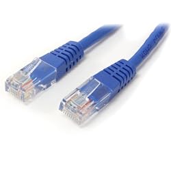 StarTech.com Blue Molded RJ45 UTP Cat 5e Patch Cable - 100 Feet (M45PATCH100B)