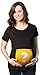 Maternity Question Mark Block Nerdy Vido Game Pregnancy Tee for Ladies (Black)