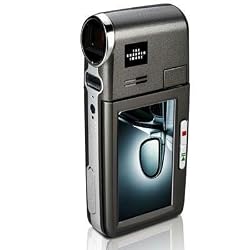 SharperImage720PHD900HDCamcorderwithTouchScreen,5.0MPCMOS,ImageStabilization,3-InchTouchScreenLCD,3XOptical4XDigitalZoom,Built-inVoiceRecorder(Silver)