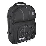 Techair - AIRTAN3714FR - Sac &agrave; dos sport pour Ordinateur portable 13" &agrave; 14" - Noir