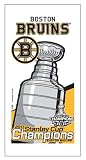 Boston Bruins 2011 NHL Stanley Cup Champions White Beach Towel ()