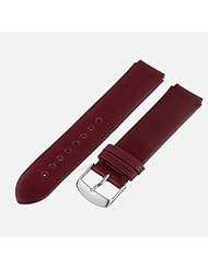 Philip Stein Watch Bands-Strap 1-CIWI 18mm Wine Italian Calf Watch Strap