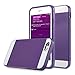 ULAK iPhone 6 Plus Case, iPhone 6S Plus Case Anti-Scratch Protective Shell TPU Bumper Cover Card Slot Holder for iPhone 6/6S Plus 5.5 inch-Purple