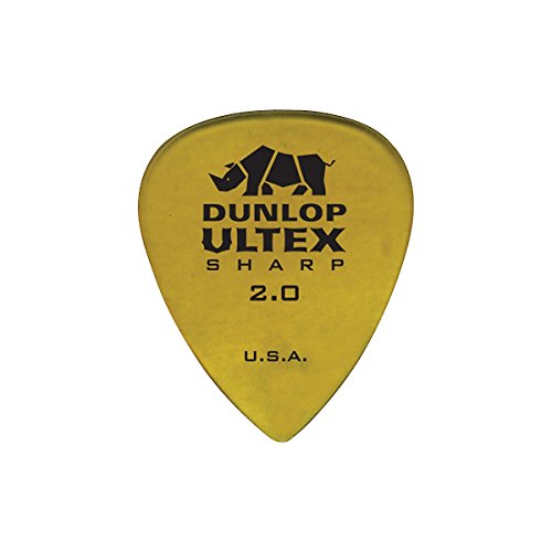Dunlop Ultex Sharp Picks - 6 Pack 2.0 mm