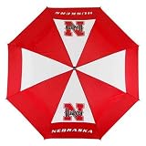 Nebraska Golf Umbrella, WindSheer II - Auto Open