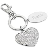 Personalized Crystal Heart Key Chain by Things Remembered.