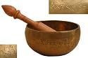 Hand Hammered 4" C Ohm Tibetan Singing Bowl - Root/First Chakra