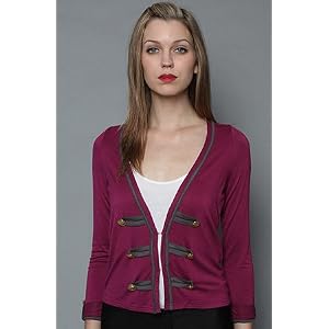 Buy *LA Boutique The Danelle Cardigan in Purple,Sweaters for Women by *LA Boutique