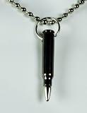 Gun Metal Grey Bullet Necklace 0.223 Mm Anime Cosplay