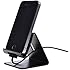Esonstyle Desktop Cell Phone Stand: Portable Aluminum Smartphone Holder Cellphone Cradle Universal Holder Stand Mobile Smart Dock Mount for Smartphones and Tablets