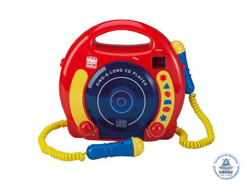 Happy People 11011 - CD-Player f&uuml;r Kinder mit 2 Mikros