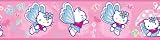 RoomMates RMK1074BCS 5-Yard Hello Kitty Peel and Stick Border
