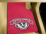 Wisconsin Badgers New Car Auto Floor Mats Front Seat