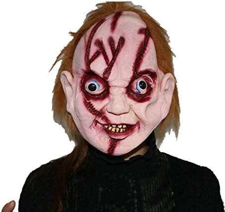 Doncielo Halloween Horror Scary Mask Terrorist Mask Chucky