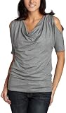 Kenneth Cole Women's Banded Bottom Top,Medium Heather Grey,Small