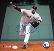 Curt Schilling Autographed Boston Red Sox 8x10 action Photo