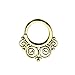 UMBRELLALABORATORY Tribal Organic Septum Nose-Ear-Lip Ring Earring Body Piercing Jewelry clicker w 144