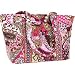 Vera Bradley Very Berry Paisley Mandy Purse