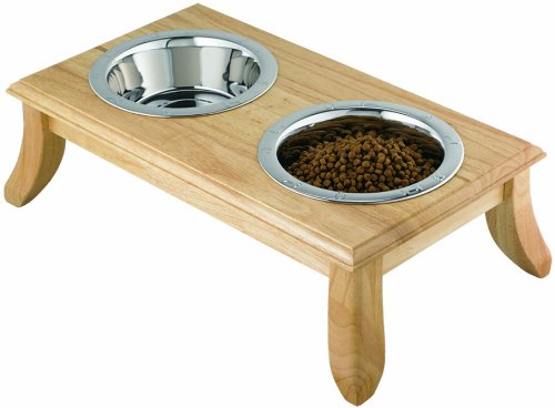 QT Dog 2-Quart Wooden Diner 7-Inch Tall