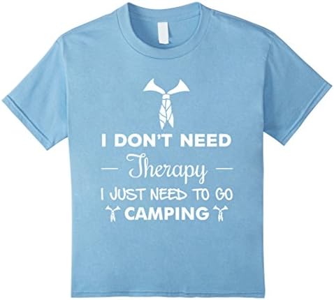 Kids I Just Need To Go Camping Scouting Scouts Outdoors T shirt 6 Baby Blue