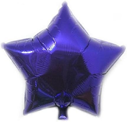 New 10PCS Five-pointed Star Helium Foil Balloon Holidays Party Supply Home Decor Purple
