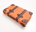 シンラクリエイション iPhone4/4S専用フラップタイプレザーケース Trolley Case オレンジ DCI-4TR-OR