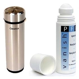 Buy Cleancut Model ES412 Shaver AND a 4 oz Bottle of PFB Vanish Lotion with Roller Ball Applicator for... by Cleancut