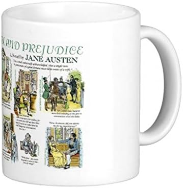 louDEING Mug with scenes from Pride and Prejudice