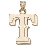 10kt Yellow Gold Texas Rangers 3/4in Pendant