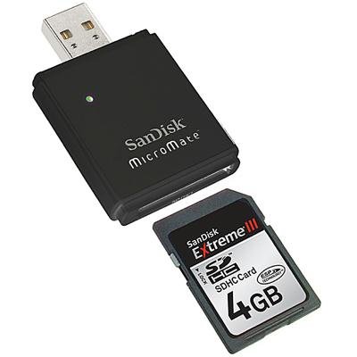 SanDisk 4 GB Extreme III SDHC Card (SDSDRX3-4096-A21, Retail Package)