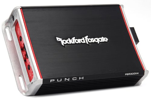 Rockford Fosgate PBR300X4 Punch BRT 300-Watt Ultra Compact 4-Channel Amplifier Rockford Fosgate PBR300X4 Punch BRT 300-Watt Ultra Compact 4-Channel Amplifier image