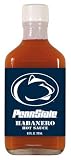 Penn State Nittany Lions Hot Sauce 6.6oz Habenero Flask