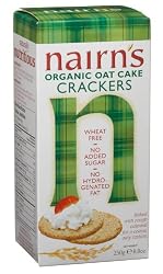 Nairn's Organic Oat Cake Crackers, 8.8-Ounce Boxes (Pack of 6)