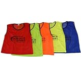 World Sport Youth Lime Green Scrimmage Vests (6 pack)