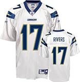 Reebok San Diego Chargers Philip Rivers Youth Premier White Jersey Extra Large