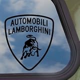 Lamborghini Black Decal Logo Bull Car Truck Window Sticker 