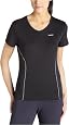 Reebok Women`s Play Dry V Neck Short Sleeve