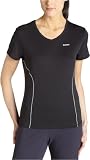 Reebok Women's Play Dry V Neck Short Sleeve