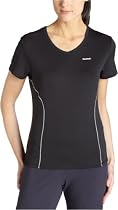 Reebok Women's Play Dry V Neck Short Sleeve