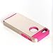 iPhone SE Case, Lumsing Hard&Soft Impact Hybrid Combo Armor Resistance Case Rubberized Silicone Cover For Apple iPhone SE 5SE 5S 5 Case