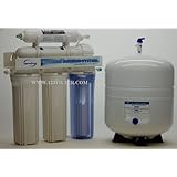 iSpring 75GPD 5-Stage Under-counter Reverse Osmosis RO Water Filter with Clear Housing