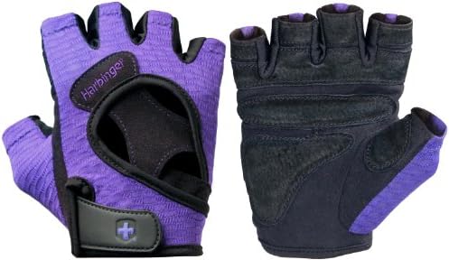 Harbinger Women's Flex Fit Weight Lifting Gloves, Purple