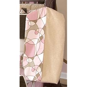 Scribbles Diaper Stacker by Glenna Jean PINK
