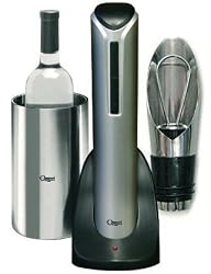 Ultimate Wine Gift Set with Cordless Electric Wine Opener, Wine Chiller, Pourer & Stopper