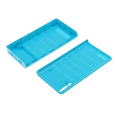 Blue-20000mah Power Bank Case Kit 6x18650 Battery Charger PCBA DIY