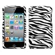 Snap-On Protector Hard Case for iPod Touch 4th Generation / 4th Gen - Zebra Print
