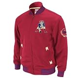 NFL New England Patriots Mitchell Ness Champions Track Jacket Throwbacks 5XL Men